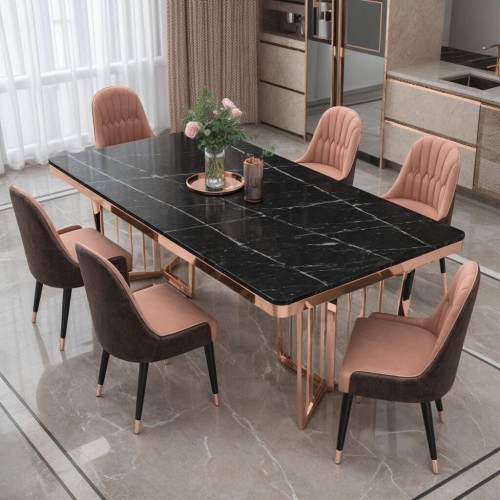 marble dining table