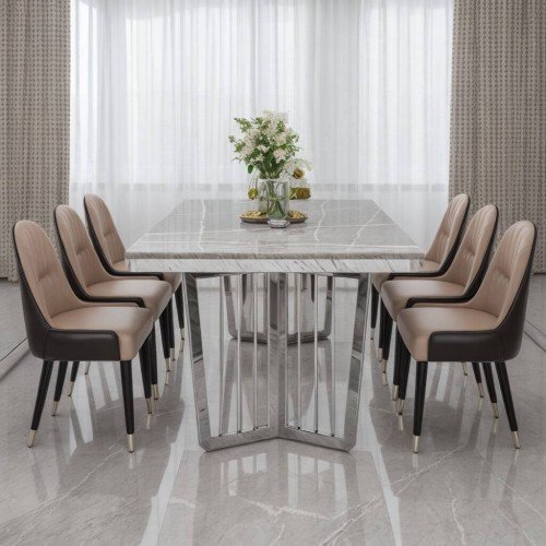 marble dining table