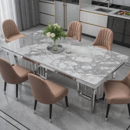 marble dining table