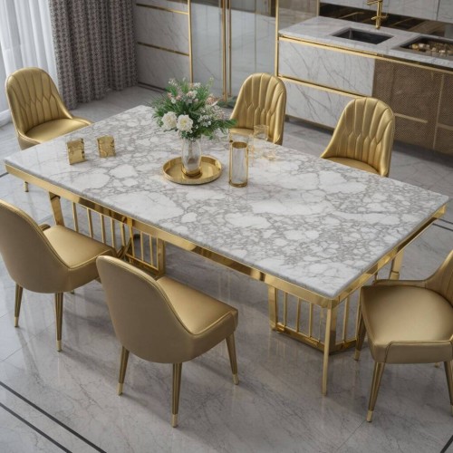 marble dining table