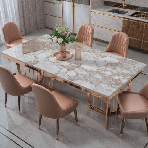 marble dining table