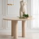 Travertine Dining Table