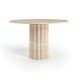 Lucia Travertine Dining Table