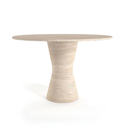 Marta Travertine Dining Table