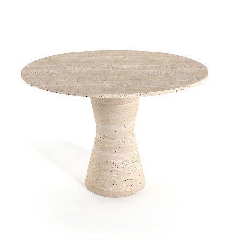 Marta Travertine Dining Table