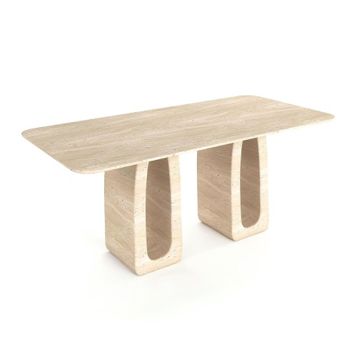 Bona Travertine Dining Table