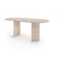 Capri Travertine Dining Table