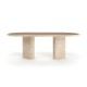 Elba Travertine Dining Table