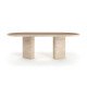 Elba Travertine Dining Table