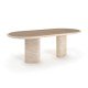 Elba Travertine Dining Table