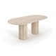 Asya Travertine Dining Table