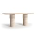 Zacco Travertine Dining Table