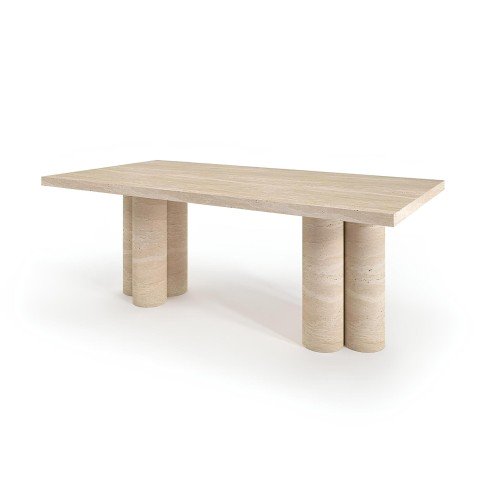 Martı Travertine Dining Table