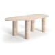 Lanzo Travertine Dining Table