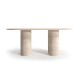 Polit Travertine Dining Table