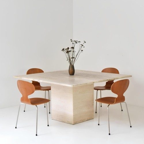 Juan Travertine Dining Table