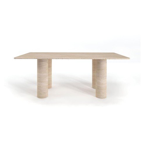 Dieo Travertine Dining Table