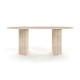 Cardo Travertine Dining Table