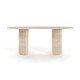 Cardo Travertine Dining Table