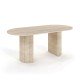 Cardo Travertine Dining Table