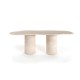 Dante Travertine Dining Table