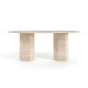 Entra Travertine Dining Table