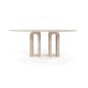 Tina Travertine Dining Table