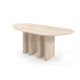 Tina Travertine Dining Table