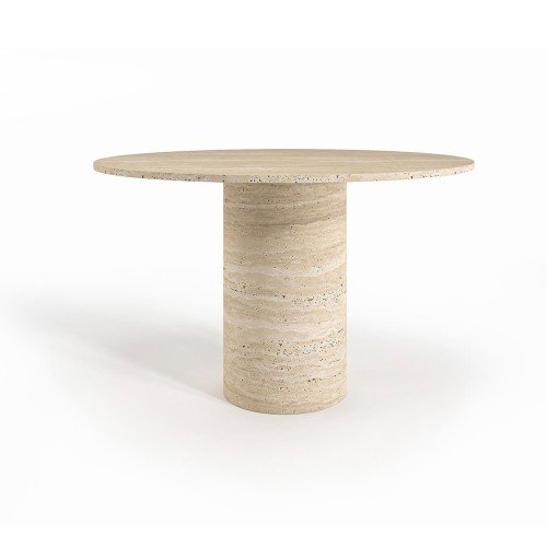 Carla Travertine Dining Table