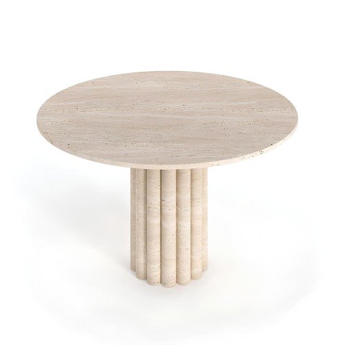 Anca Travertine Dining Table