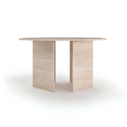 Maite Travertine Dining Table