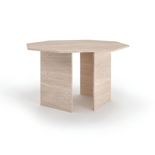 Maite Travertine Dining Table