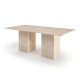 Nico Travertine Dining Table