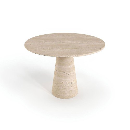 Silvano Travertine Dining Table