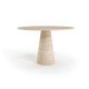 Silvano Travertine Dining Table