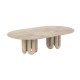 Snake Travertine Dining Table