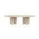 Snake Travertine Dining Table