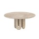 Snake 2 Travertine Dining Table